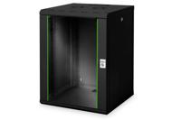 Digitus DN-19 16U-6/6-SW 19inch-wandkast (b x h x d) 600 x 820 x 600 mm 16 HE Zwart, Zwart (RAL 9005) - thumbnail