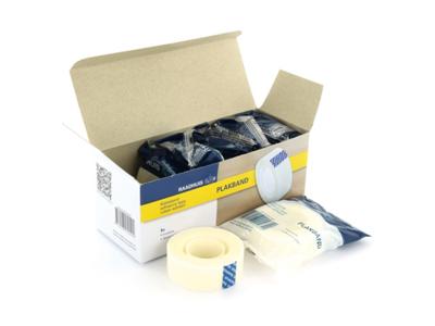Raadhuis Plakband invisible 19mmx33m 10 rol Raadhuis Plakband invisible 19mmx33m 10 rol