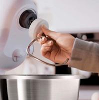 Bosch MUM Serie 2, 700 Watt, Edelstahl-Rührschüssel, weiß Foodprocessor 700 W Wit - thumbnail