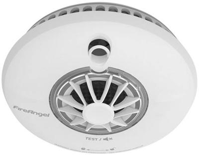 FireAngel HT-630-EUT Hittemelder Naar draadloos om te zetten, Incl. batterij (10 jaar) werkt op batterijen (Ø x h) 135 mm x 60 mm