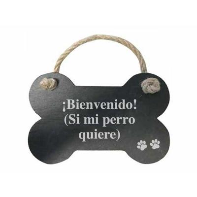 Ophangdecoratie Magnet & Steel Bienvenido (si mi perro quiere) Bot Raad van bestuur Touw