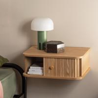 WOOOD Zwevend Nachtkastje 'Jena' Populierenhout, 40 x 30cm - thumbnail