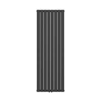 Radiator BWS Busso Verticaal Vierkant Dubbelzijdig 180x608 cm Zwart - thumbnail