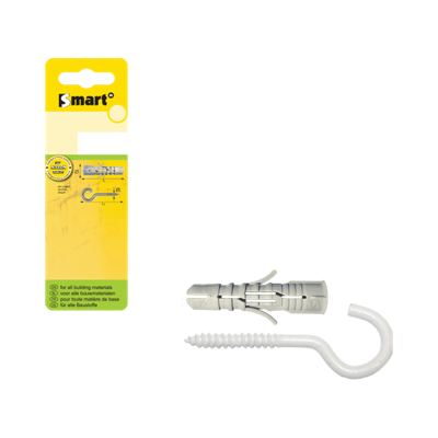 pgb-Europe SMART | plug + schroefhaak Ø 6x30 N/Gp | 6 st SM0PSHN0506060030H