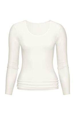 Dames thermo shirt Wol - Spencer - Lange mouw - Wollen thermo dames ondershirt ronde hals - thumbnail