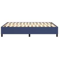 Boxspringframe stof blauw 140x190 cm - thumbnail