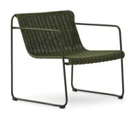 Kave Home Outdoor Fauteuil 'Maurina' Touw en staal, kleur Groen - thumbnail