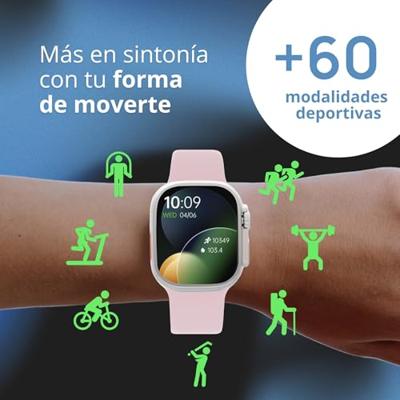 Radiant Hollywood Sport RAS10911 Smartwatch, Foema gorro graduación, Riem