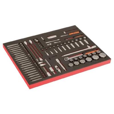 Bahco Foaminlay Fit&Go 3/3 met doppen en toebehoren 1/4" en 1/2" en lange bits - 105-delig - FF1A70