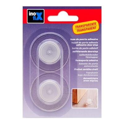 Stopper Inofix Deuren Sticker 2 Stuks Transparant PVC Stopper Inofix Deuren Sticker 2 Stuks Transparant PVC