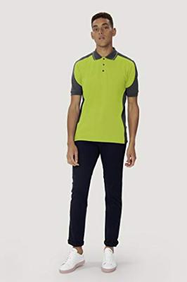 Hakro 839 Polo shirt Contrast MIKRALINAR® - Black/Anthracite - L