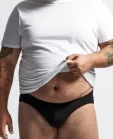 3-pak heren slips 10170 - Grote maten heren onderbroeken - Voor mannen met dikke buik - Katoen - thumbnail