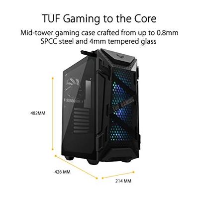ASUS TUF Gaming GT301 midi tower behuizing ASUS TUF Gaming GT301 midi tower behuizing