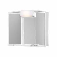 Spiegelkast Go By Van Marcke Angy 59x15x50 cm Kunststof Verlichting 2 Legplanken Go by Van Marcke - thumbnail