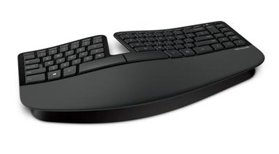 Sculpt Ergonomic Keyboard For Business - Toetsenbord en toetsenpaneelset - draadloos - 2.4 GHz - Frans - zwart Sculpt Ergonomic Keyboard For Business - Toetsenbord en toetsenpaneelset - draadloos - 2.4 GHz - Frans - zwart
