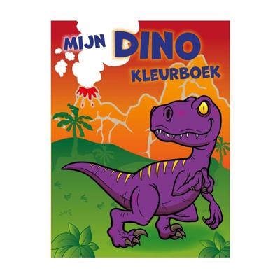 Mondikaarten Mijn dino kleurboek, 96pag.