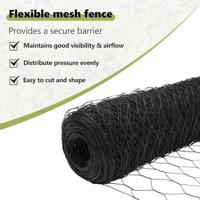 VidaXL Afrasteringspaal grijs 25 x 0,8 m (36 mm gaas) staal en pvc - thumbnail