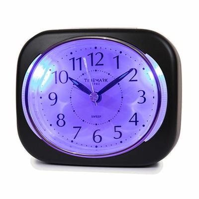 Analoge alarmklok Timemark 10 x 8,5 x 4 cm Zwart Plastic Klassiek
