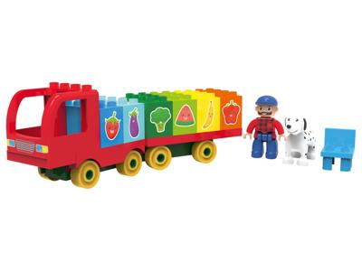 Playtive Clippys Bouwstenen set M (Fruit/groentenwagen)