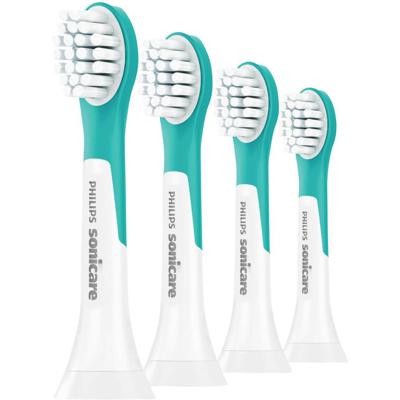 Philips Sonicare Sonicare for Kids 4+ Opzetborstel voor elektrische tandenborstel 4 stuk(s) Lichtgroen, Wit