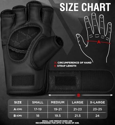 RDX Sports Grappling Gloves GGRF-12 diverse kleuren RDX Sports Grappling Gloves GGRF-12 diverse kleuren
