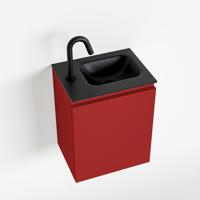 MONDIAZ OLAN 40cm toiletmeubel fire. LEX wastafel urban rechts 1 kraangat - thumbnail