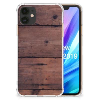 Apple iPhone 11 Stevig Telefoonhoesje Old Wood Apple iPhone 11 Stevig Telefoonhoesje Old Wood