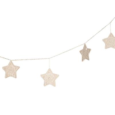 Handgemaakte Macramé Slinger - 100% katoen - Sterrenhemel (175 cm)