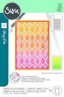 Sizzix • stencil a6 cosmopolitan golden rings nr.2 - thumbnail