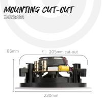 Artsound: HPRO650 Passieve Inbouw Speakers 2 stuks - Wit - thumbnail