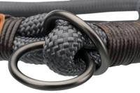 TRIXIE HALSBAND HOND BE NORDIC SLIP HALSBAND DONKERGRIJS / BRUIN 50X1,3 CM - thumbnail