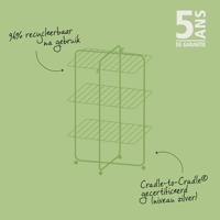 Brabantia HangOn Droogtoren 230 cm Droogruimte Matt Zwart - thumbnail