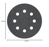 Wolfcraft 3191000 Excenterschuurpapier Met klittenband, Geperforeerd Korrelgrootte (num) 280 (Ø) 125 mm 5 stuk(s) - thumbnail