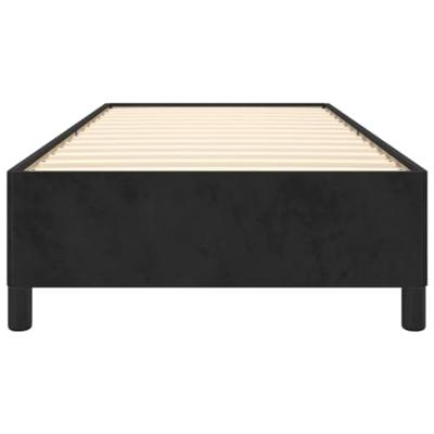 Bedframe fluweel zwart 90x190 cm Bedframe fluweel zwart 90x190 cm