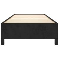 Bedframe fluweel zwart 90x190 cm - thumbnail