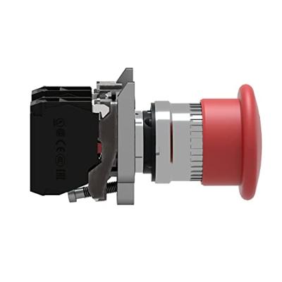 Harmony Vuistslagknop 40mm rood 1s+1o