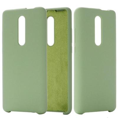 Effen kleur Liquid silicone dropproof beschermende case voor Xiaomi Redmi K20/K20 Pro/mi 9T/mi 9T Pro (groen)