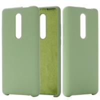 Effen kleur Liquid silicone dropproof beschermende case voor Xiaomi Redmi K20/K20 Pro/mi 9T/mi 9T Pro (groen) - thumbnail
