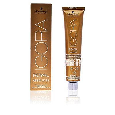 Schwarzkopf - Igora Absolutes Permanent Color Creme 6-70 Blond foncé cuivré naturel 60 ml - thumbnail