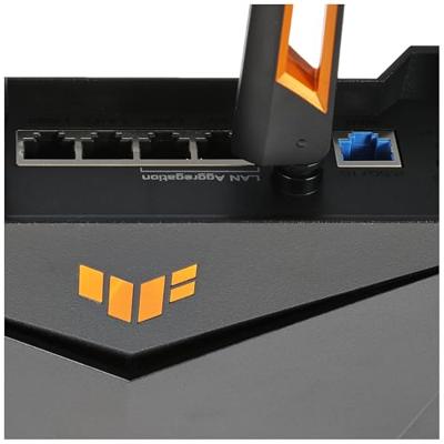 ASUS TUF-AX4200 draadloze router Gigabit Ethernet Dual-band (2.4 GHz / 5 GHz) Zwart