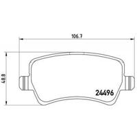 Remblokken set P86021 - thumbnail