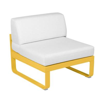 Fermob Bellevie 1-zitsmodule loungebank Honey - Off-White