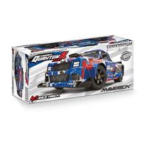 Maverick QuantumR Flux 1/8 4WD 4S brushless RTR - Blauw/Rood - thumbnail