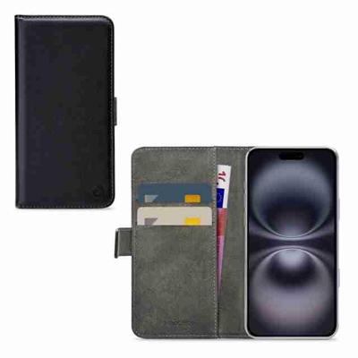 Mobilize Classic Gelly Wallet Book Case Apple iPhone 16 Plus Black