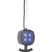 AS Schwabe 60973 8-voudig Stopcontactsplitter Zwart - thumbnail