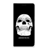 Mobiel BookCase Google Pixel 8 Pro Skull Eyes - thumbnail