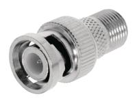 Valueline VLSP41965M Antenne Adapter Bnc Male - F-connector Female Zilver - thumbnail