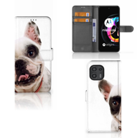 Motorola Edge 20 Lite | Telefoonhoesje | Met pasjeshouder | Franse Bulldog - thumbnail