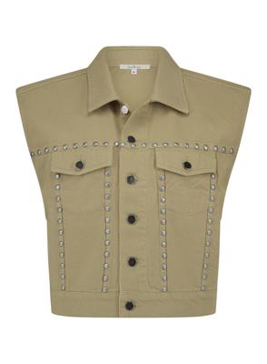 Lucy Gilet Olive gray