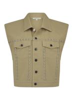 Lucy Gilet Olive gray - thumbnail